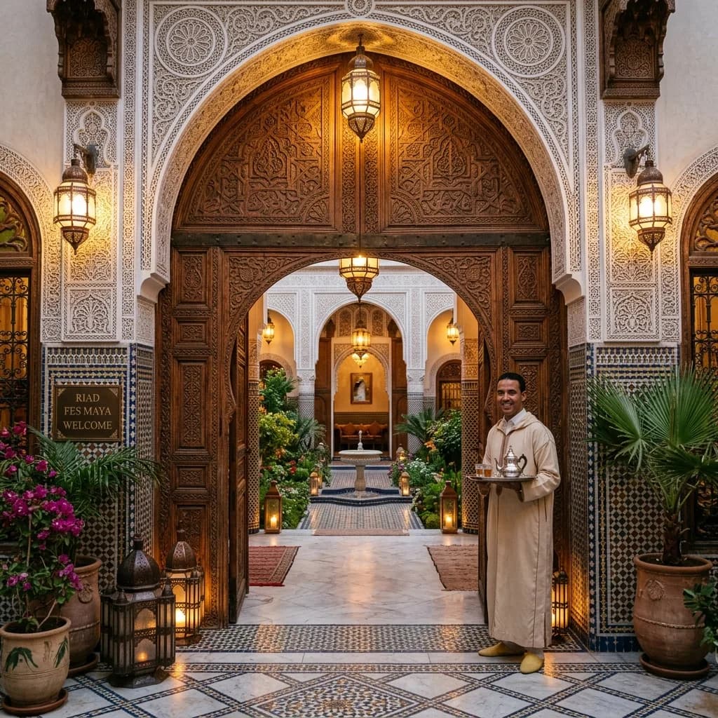 Arrival in Morocco